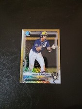 2021 Bowman Chrome Baseball Freddy Zamora Prospect Gold Parallel 8/50 SC1262