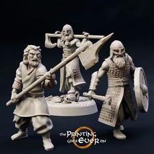 Wildlinge Krieger - 28mm Tabletop Figuren - HDR D&D Pathfinder DSA
