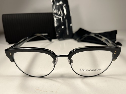 ๐ NEW Dolce & Gabbana 3270 Eyeglasses 3117 Black & Gray Fade Frames 52/19/145