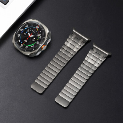For Samsung Galaxy Watch Ultra 2025 Magnetic Stainless Steel Bracelet Band Strap