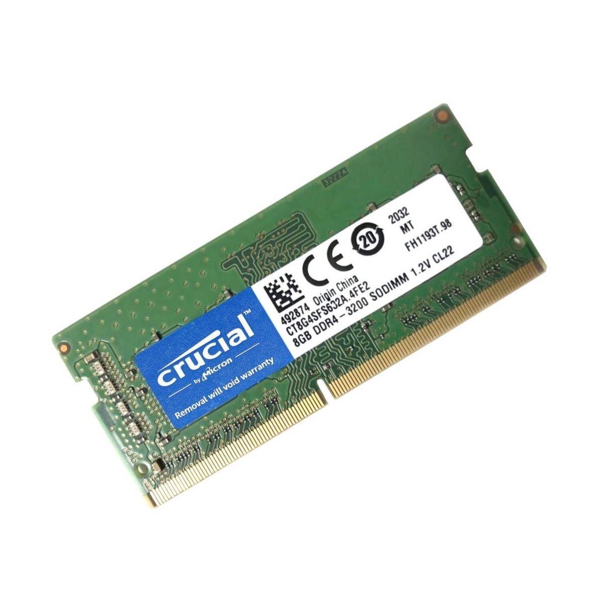 Crucial 16GB (2 x 8GB) PC4-25600 (DDR4-3200) Memory