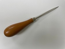 WOODEN HANDLE HOLE MAKER PUNCHING AWL SOLDERING PICK TOOL