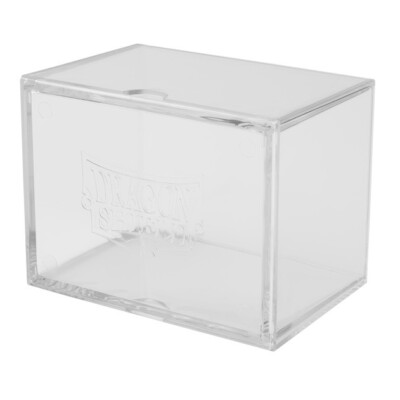 Dragon Shield Strongbox Deck Card Storage Box Protector Holder Standard Clear