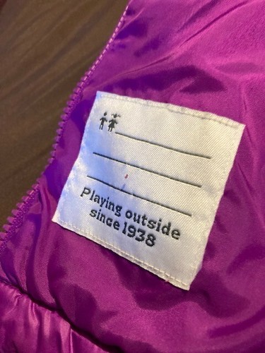 Columbia Hot Magentas Full Zip Quilted Puffer Vest Girl’s XXS 4-5 NWOT - Picture 6 of 6