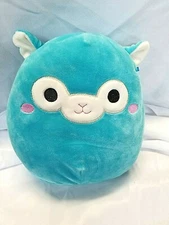 SQUISHMALLOW TEAL BLUE TIM THE LLAMA ALPACA 8 INCH PLUSH 2018 KELLYTOY 