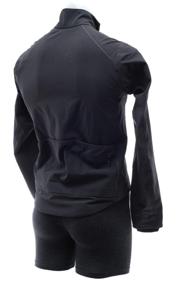 Rapha The Rain Gang Jacket Men SMALL Grey Road Gravel