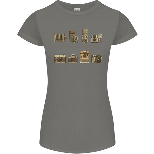 Photography Camera Evolution Photographer Womens Petite Cut T-Shirt - Picture 59 of 72