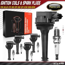 5x Ignition Coils & 5x Spark Plugs for Volvo C70 S60 S70 S80 V70 XC90 1998-2009
