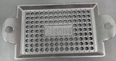 Ignite BBQ Open Fire Cast Iron Grill Topper Grate HEAVY - 13 3/8'' USA
