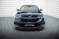 Front Ansatz V.1 FüR BMW 5Er M-Paket G60 Schwarz Hochglanz Spoilerlippe Schwert
