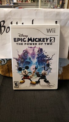 CIB DISNEY EPIC MICKEY 2 THE POWER OF TWO NINTENDO WII VIDEO GAME