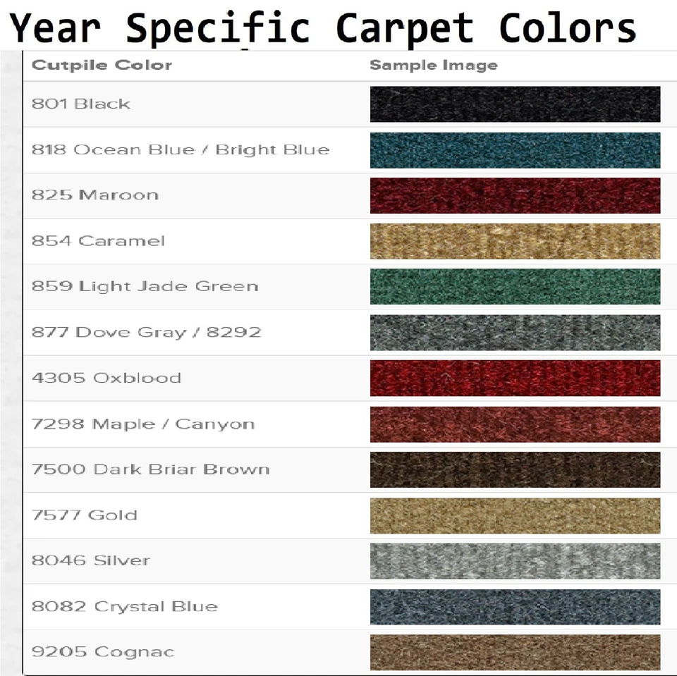 Tapetes de assoalho Cutpile ACC 1974-1993 Dodge Ramcharger Custom Rams Head In Shield 4 peças - Imagem 4 de 4