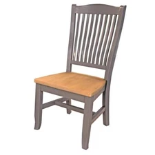 Port Townsend Slatback Side Chair with Wood Seating (Set of 2)