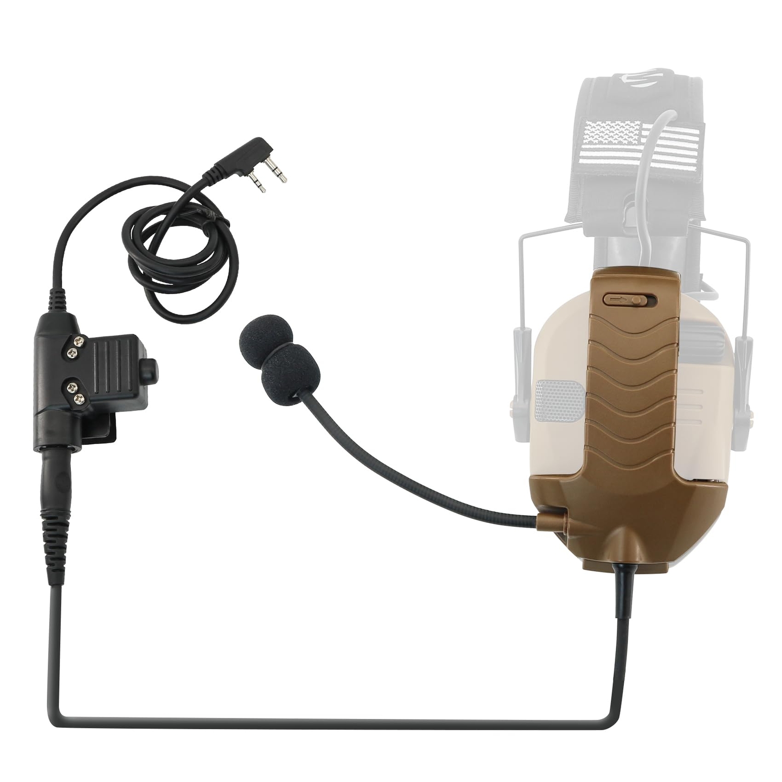 Upgrade Your Walker Razor Headset with a Microphone & PTT for Airsoft-image