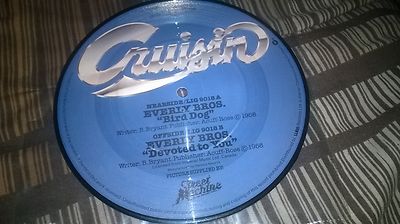 EVERLY BROTHERS BIRD DOG/DEVOTED TO YOU 7'' VINYL PIC DISC SINGLE DOO WOP