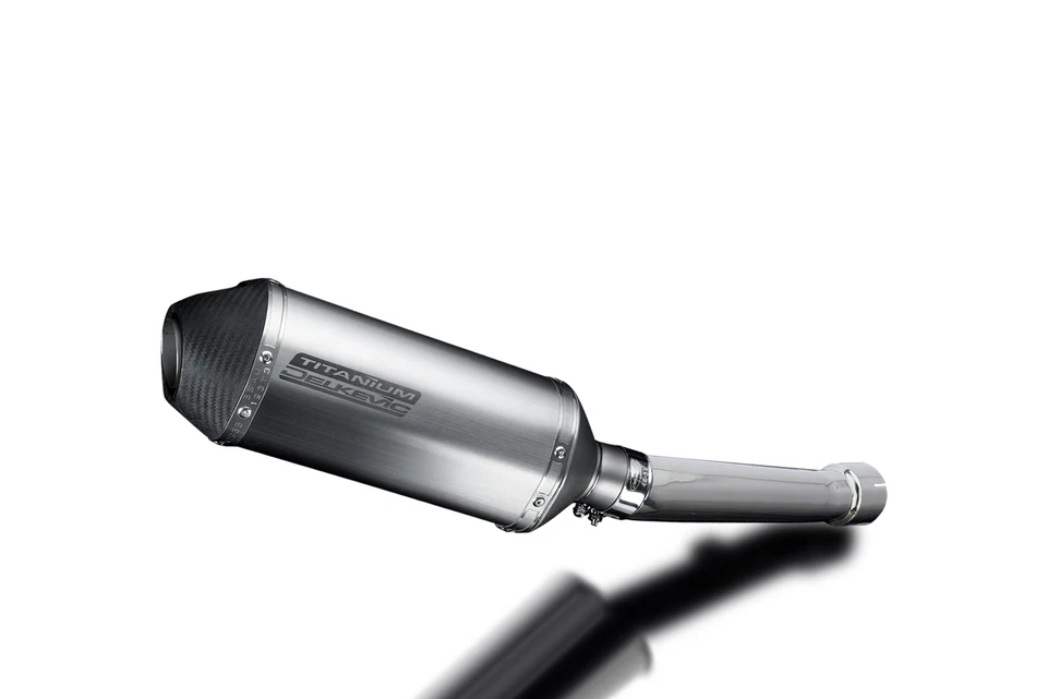 Yamaha FZ1 FZS1000 Fazer 2000-05 Slip On 10" X-Oval Titanium Exhaust Muffler Kit - Image 4 of 4