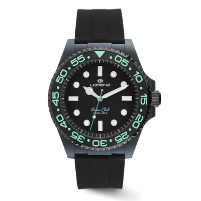 Lorenz Ocean Club   Herrenuhr TR90 Grünes Silikon (30268DD)