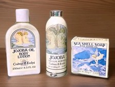 Crabtree Evelyn Jojoba Oil Soap Body Powder Body Lotion 3pc Set Lot