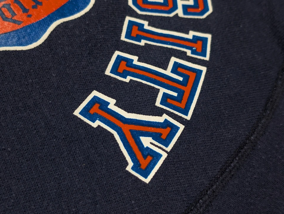 Sudadera con Capucha De Colección Años 80 University Of Florida Gators Sudor Suave Adulto Pequeña Azul U of F Foto 4 de 4