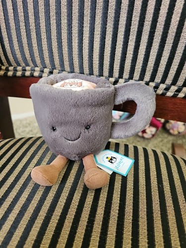 Jellycat Amuseable Coffee Cup Plush 6" Stuffed Toy NEW Out Of Stock Authentic