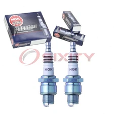 2 pc NGK 3419 BR6HIX Iridium IX Spark Plugs for W7AP W6AS W20FS-ZU W20FS-GU ib