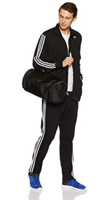 Adidas originals 3-Stripes BLACK Track Suit old school jacket and pant For men
