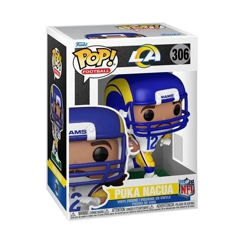 Puka Nacua Funko Pop! NFL Series 14 Vinyl Figure #306 Los Angeles Rams