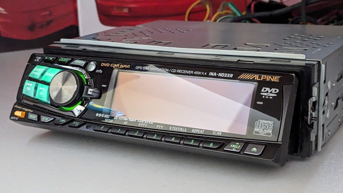 ALPINE INA-N033R DVD CAR GPS NAVI RADIO 45X 4 WATT AI-NET CHANGER