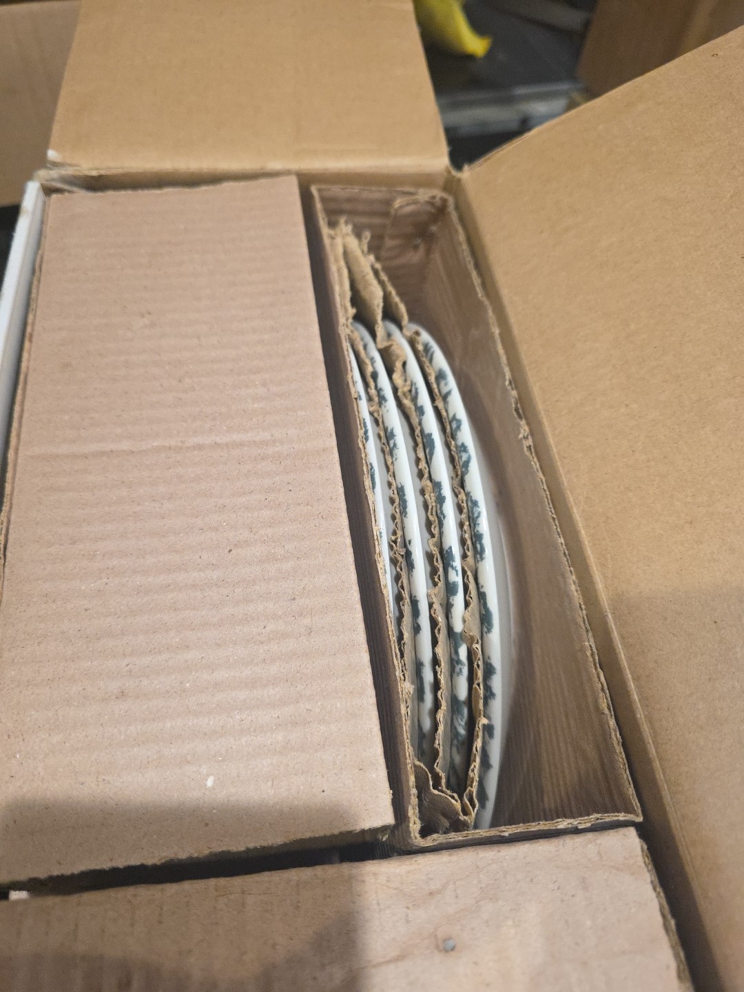 Vtg 1995 Folk Craft Winter Wonderland By Tienshan Stoneware 16 Pc Set Christmas