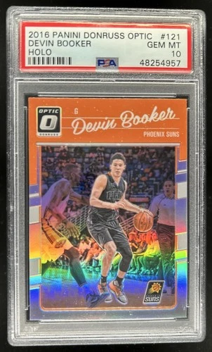 2016-17 Panini Donruss Optic Devin Booker Holo #121 Suns PSA 10