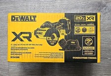 DeWALT DCS438B 20V MAX XR 3" Brushless Cordless Compact Cut Off Tool -New in Box