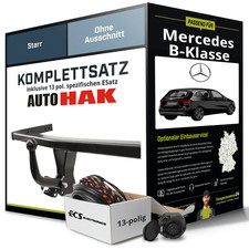 Für MERCEDES B-Klasse Typ W246 Anhängerkupplung starr +eSatz 13pol 2011-2018 NEU Für MERCEDES B-Klasse Typ W246 Anhängerkupplung starr +eSatz 13pol 2011-2018 NEU