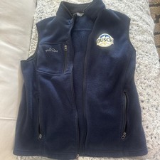 Men’s Vintage Busch Beer Eddie Bauer Zip Up Best