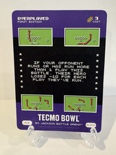 2026 Bo Jackson Battle Arena Tecmo Bowl #PL9 Overplayed SSP Play