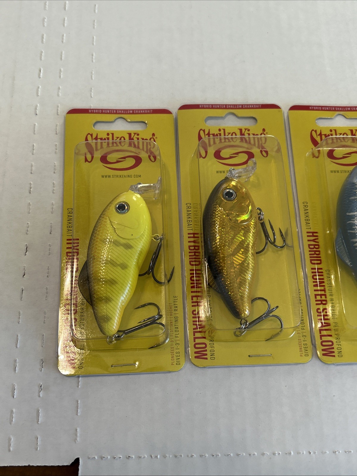Lot Of 5 Strike King Hybrid Hunter Crankbait - Image 2