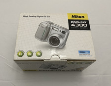 Nikon COOLPIX 4300 4.0MP Digital Camera - Silver Not Tested 