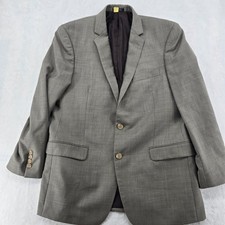 Ralph Lauren Sport Coat Mens 42R Blazer Gray 100 Wool Dillard's Exclusive