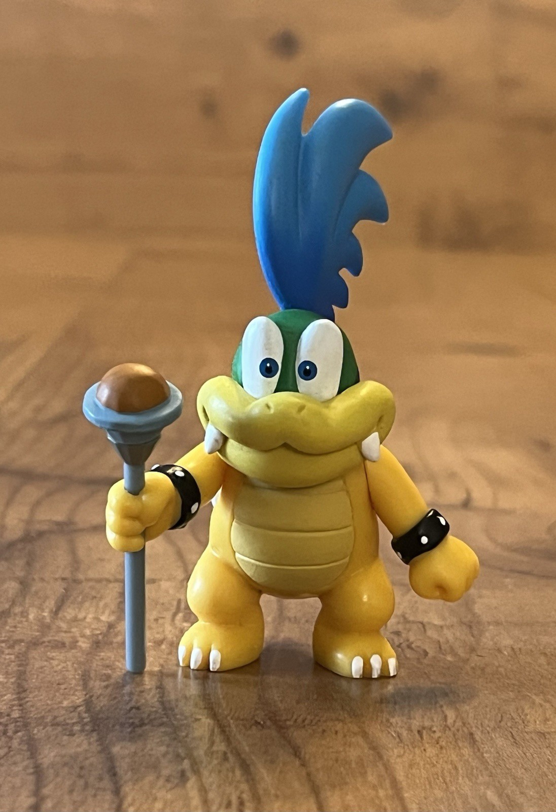 Jakks World Of Nintendo Super Mario LARRY KOOPA 3” Figure Toy With Magic Wand