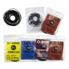 0.5/0.6/0.7/0.8mm Watch O-Ring Waterproof Rubber Cover Gaskets Watchmaker Parts