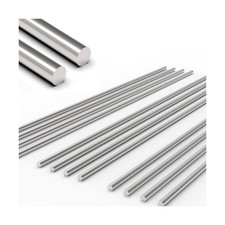 12Pcs 3 mm x 300 mm 304 Stainless Steel Round Rod, Metal Shaft, Stainless Ste...