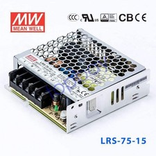 Mean Well LRS-75-15 Power Supply 75W 15V
