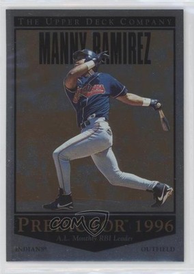 1996 Upper Deck Retail Predictor Redemption Manny Ramirez #R17 0ey2