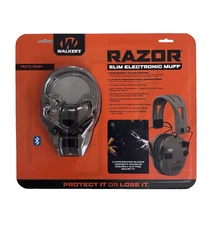 Walker's Razor Quad Bluetooth Tacti-Grip Slim Digital Muff Ear Protection | NEW