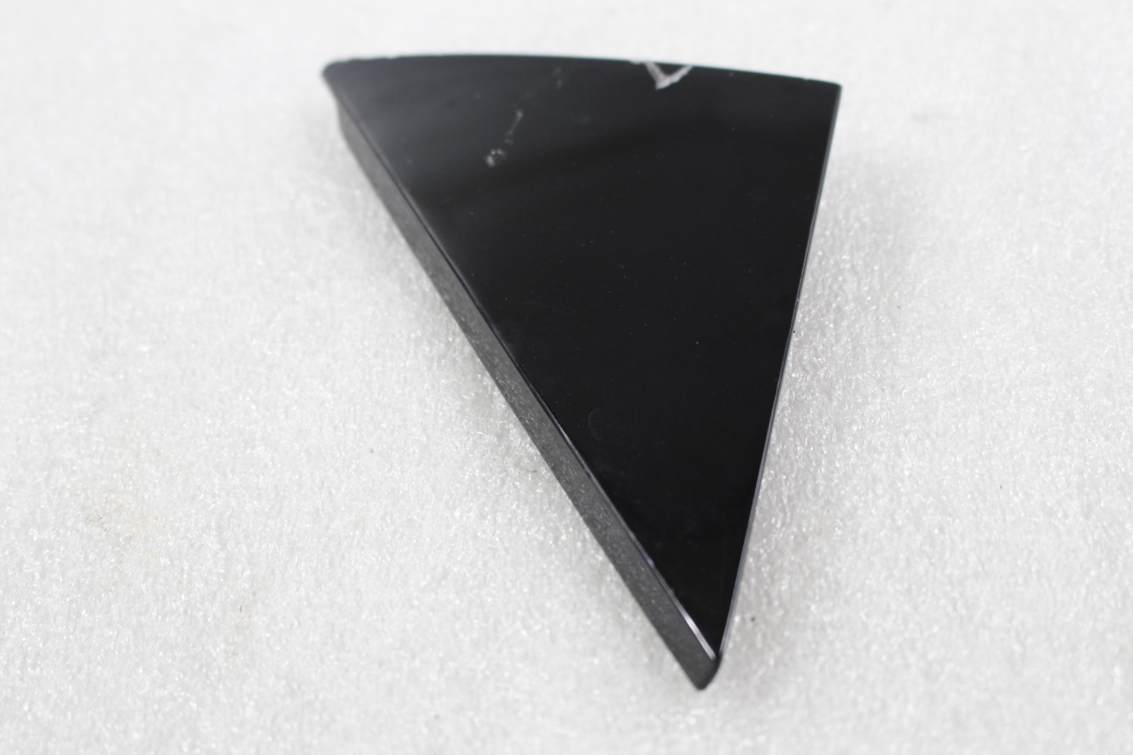 Ferrari 296 GTB, LH, Door Mirror Triangle Trim, Scratches, Used, P/N 920477