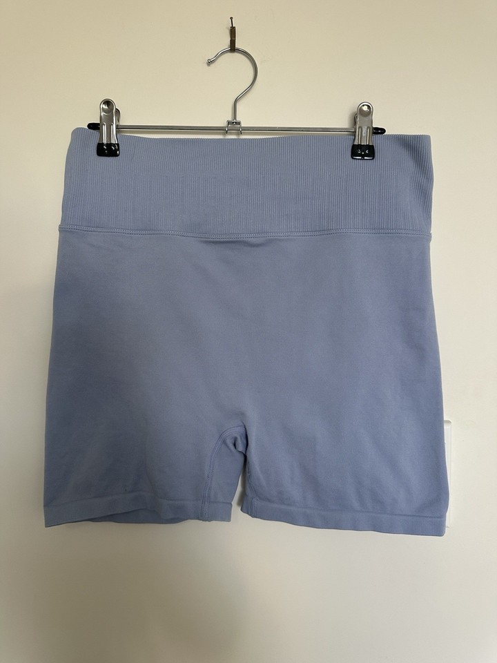 Women’s scrunch bum Solid High Waisted Biker Activewear Shorts Stretch size 16