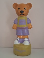 Vintage Banana In Pyjamas Bubble Bath Bottle 1970s Retro Morgan the Teddy Bear.
