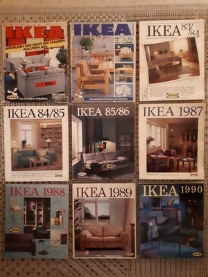 IKEA KATALOGE 1981 - 2021 !!! ABSOLUTE RARITÄT, 40 Jahre Ikea !!!