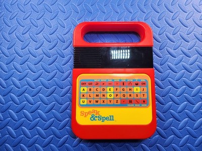 Kahootz 09624 Speak and Spell Classic Electronics - Red/Yellow