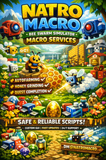 bee swarm simulator natro macro service. overnight