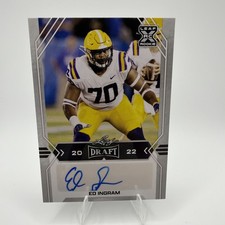 2022 Leaf Draft - Autographs Ed Ingram #BA-EI1 (AU, RC)